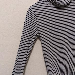 striped turtleneck